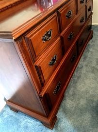 With A Matching 9 Drawer Dresser w/Mirror Too...