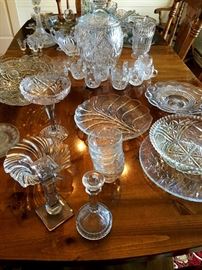 We Also Have So Many Beautiful Crystal Serving Pieces...