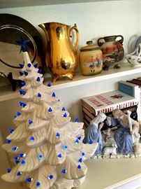 Wait...A White Ceramic Christmas tree!!...