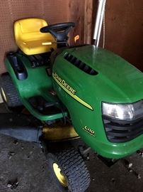Out In The Garage...There's A Deer...Wait A John Deere!...A L110 Automatic. The Family Said It Ran Last Fall, But They're Having trouble Starting It.  I'm Thinking Old Gas? Battery?...Who Knows...Do You???