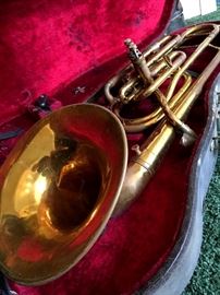 THIS ONE...(my fave)...Is A Vintage King  Trombonium (sp)  with The Case...I'd Hurry If I Were You!!!...