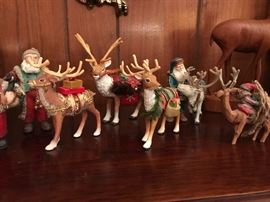 Hallmark Santa and Reindeer Collection