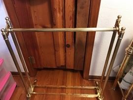 Brass Quilt Rack