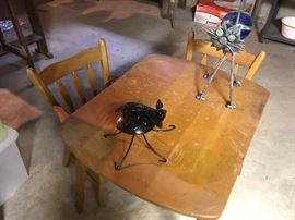 Childs table and chairs
