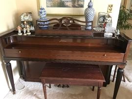 Beautiful Acrosonic Console Piano - a product of Baldwin