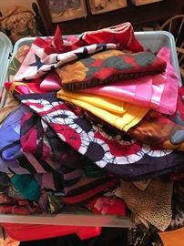 Scarves and more scarves