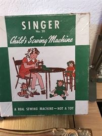 Singer No. 20 Child's Sewing Machine - not  toy