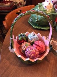 Jim Shore Basket of Eggs