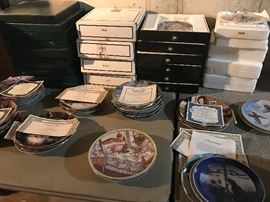 Franklin Mint Plates and Plate Chests