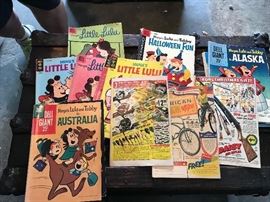 Little Lulu Comic Books....look at the back cover advertisement