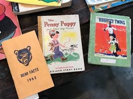 The Penny Puppy Goden Book,  1940 Bobsey Twins, Bear Facts 1962