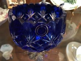 Cobalt Cut Bowl