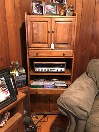 Ethan Allen Media cabinet - 3  pieces stackable