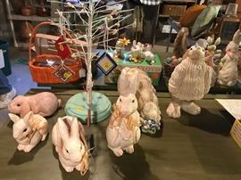 Rabbits every where.