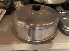 Vintage Cake Plate and Cover