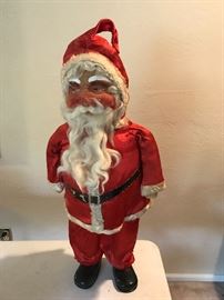 Vintage apprx 24" Cloth Santa.  Could be an early Anna Lee 
