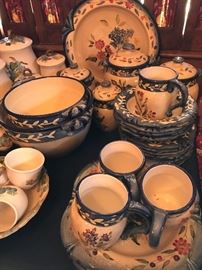 Flora by Pamela Gladding - Plated, Cannisters, Bowls, Mugs, Mixing/Service Bowls