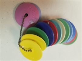 66- Vintage 1950's Plakies Baby Toy Rattle