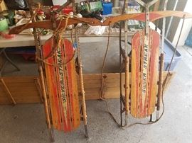 82. Vintage Silver Streak Sleds
