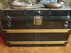 90- Steamer trunk good condition
