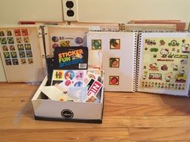 Vintage sticker collection!