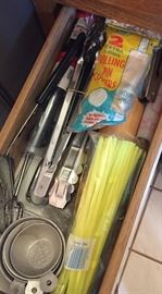 Kitchen utensils and supplies galore!