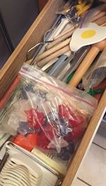 Kitchen utensils and supplies galore!