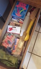 Kitchen utensils and supplies galore!