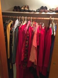 4 closets of new with tags, gently used and vintage clothing... there are great pieces here for your spring wardrobe! Size 5.5 and 6 shoes, brand new and gently used!