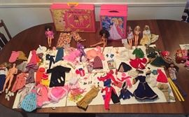 50s, 60s and 70s Barbie clothing and more!
