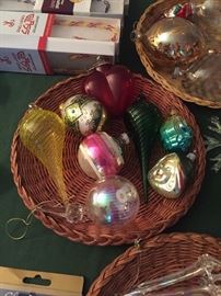 Glass and crystal ornaments