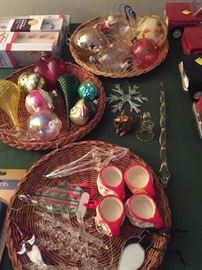 Glass and crystal ornaments