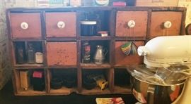 118- Antique storage unit