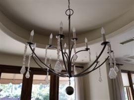 Crystal light fixture