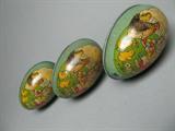 J. Chien tin Easter eggs.
