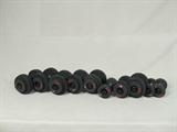 Professional model dumbbell set with heavy duty 2 tier rack