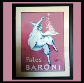 Large Attractive Framed Ad by Leonetto Cappiello 
