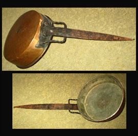 Pair of Old Cool Copper Pots 