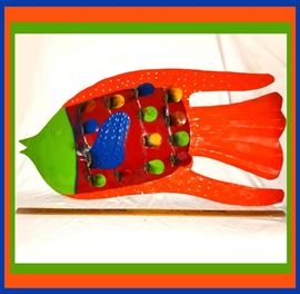 Huge Metal Fish 36 inches long
