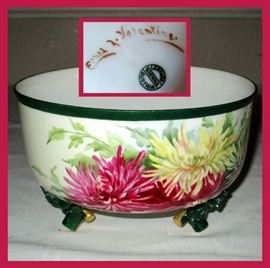 Fantastic Leonard Vienna Austria Signed Valentine Bowl