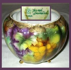 Very Pretty Hand Painted Nippon Bowl 