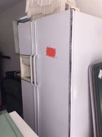 Kenmore fridge, in the garage, clean and works well