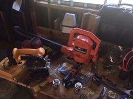 Plylox clips, miter box, 4" vise, good pvc glue, retractable extension cord