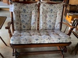 Very nice Ethan Allen love seat glider