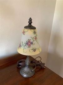 Pretty painted lamp shade