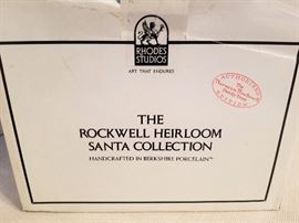 Rockwell Heirloom Santa Collection