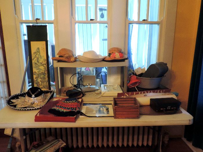 VINTAGE HATS AND ITEMS