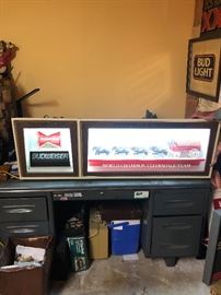 Budweiser Horse Drawn Beer sign