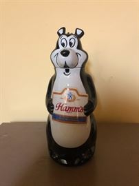 Hamms Ceramic Bear Bottle Sign 