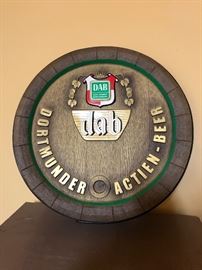 Dab Dortmunder Actien Beer Sign 